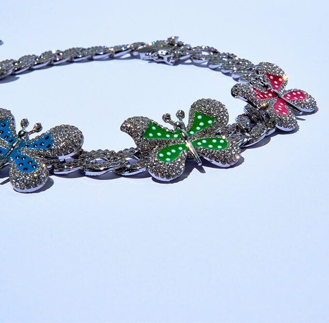 Butterfly Effect Choker (Silver)