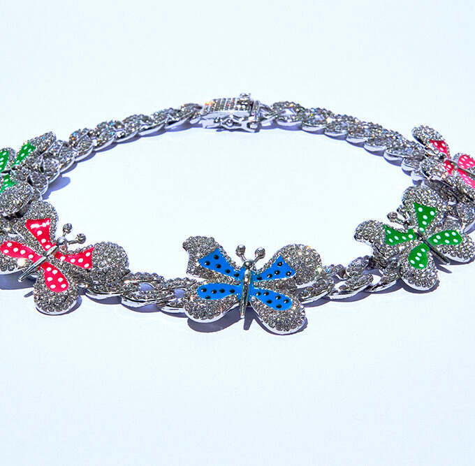 Butterfly Effect Choker (Silver)