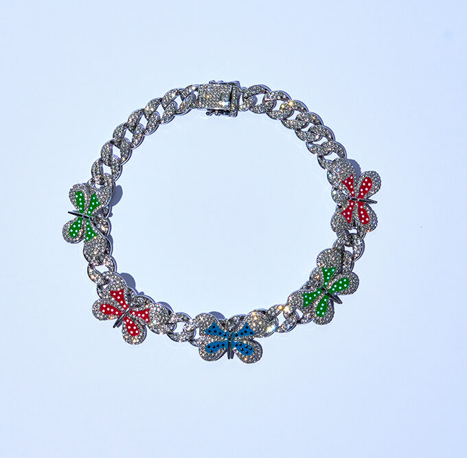 Butterfly Effect Choker (Silver)