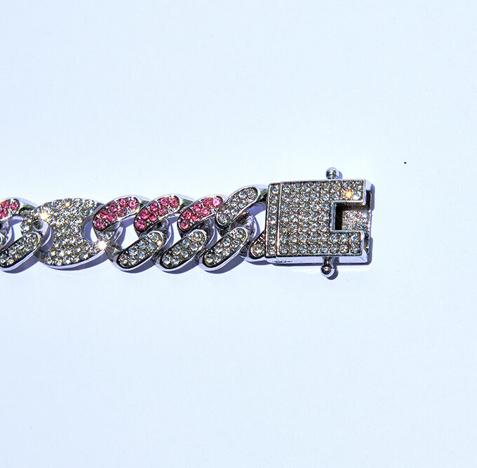 Cotton Candy Cuban Link Chain & Bracelet