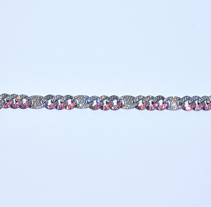 Cotton Candy Cuban Link Chain & Bracelet